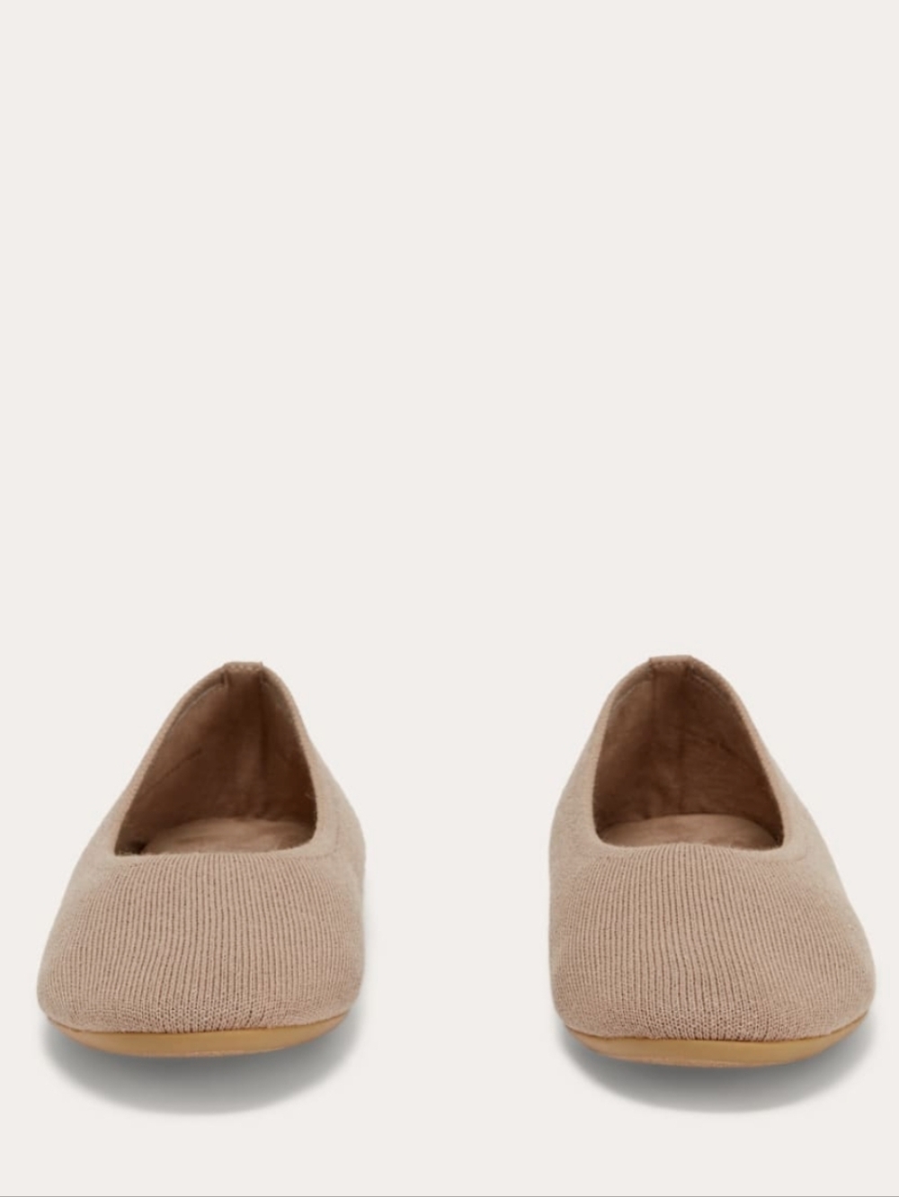 NEW Everlane The Day Glove ReKnit Ballet Flat Cinnamon Latte 9 - Picture 5 of 14